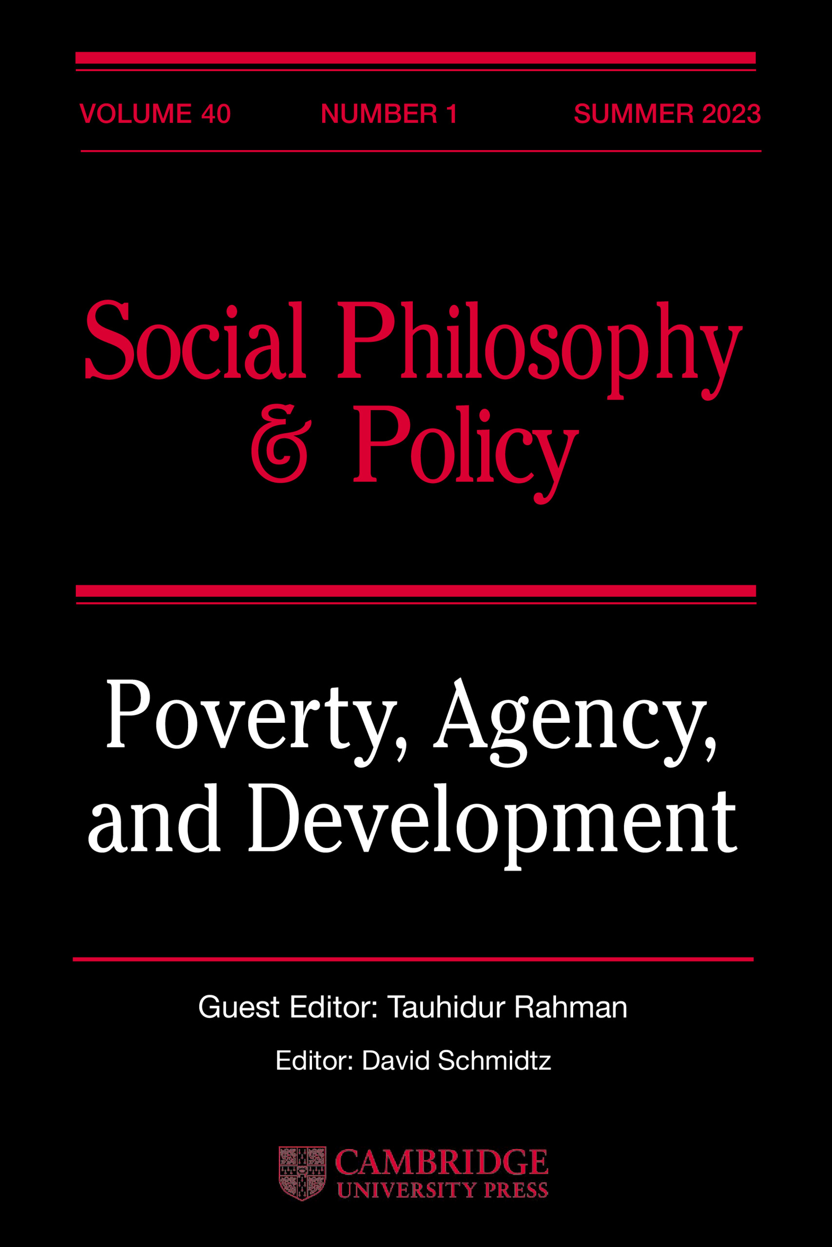 Social Philosophy and Policy